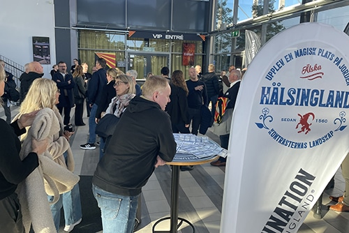 Hälsinglands ambassadörer på besök hos Brynäs